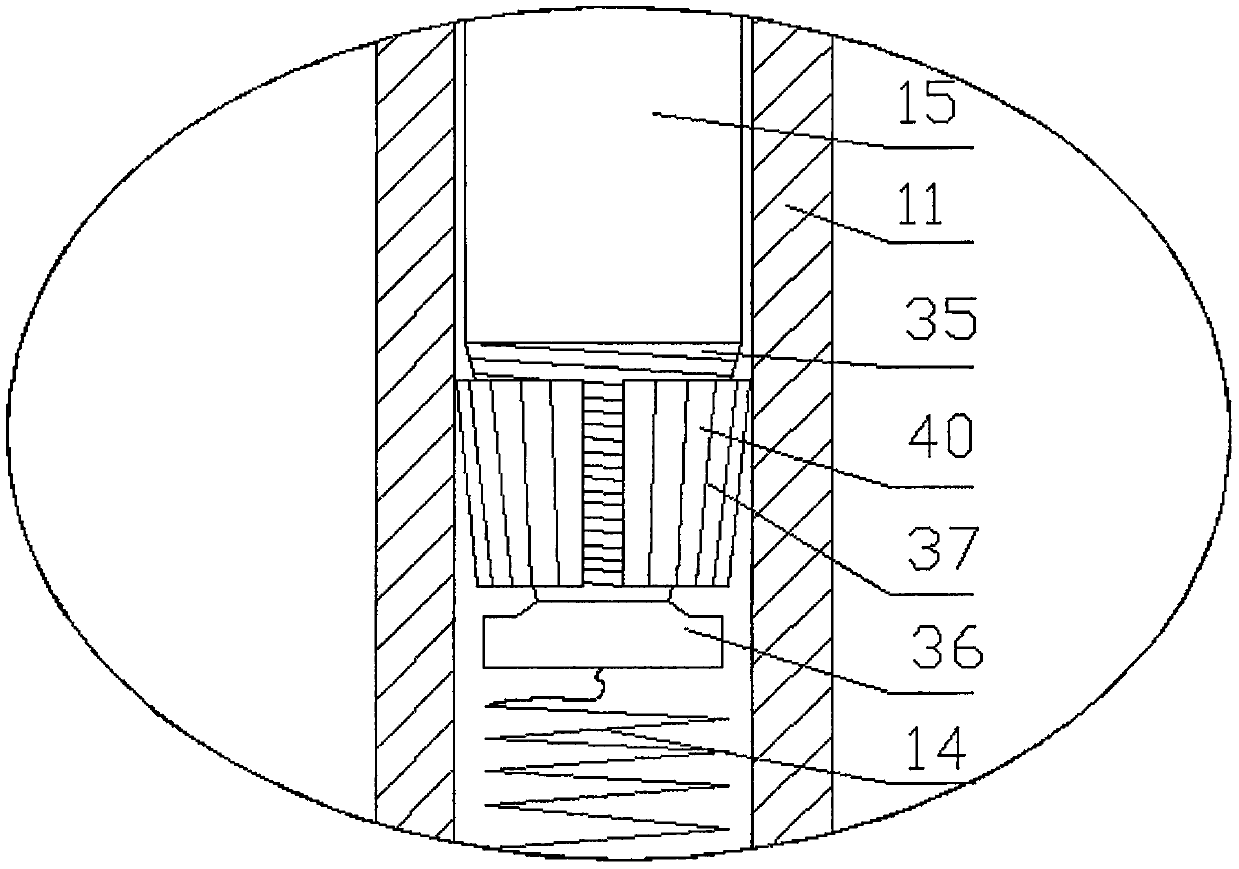 A device for picking nuts