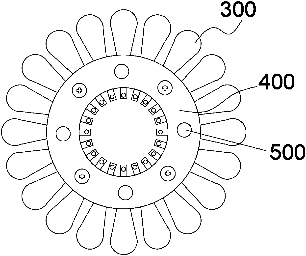 Solid tire mold and tire production process