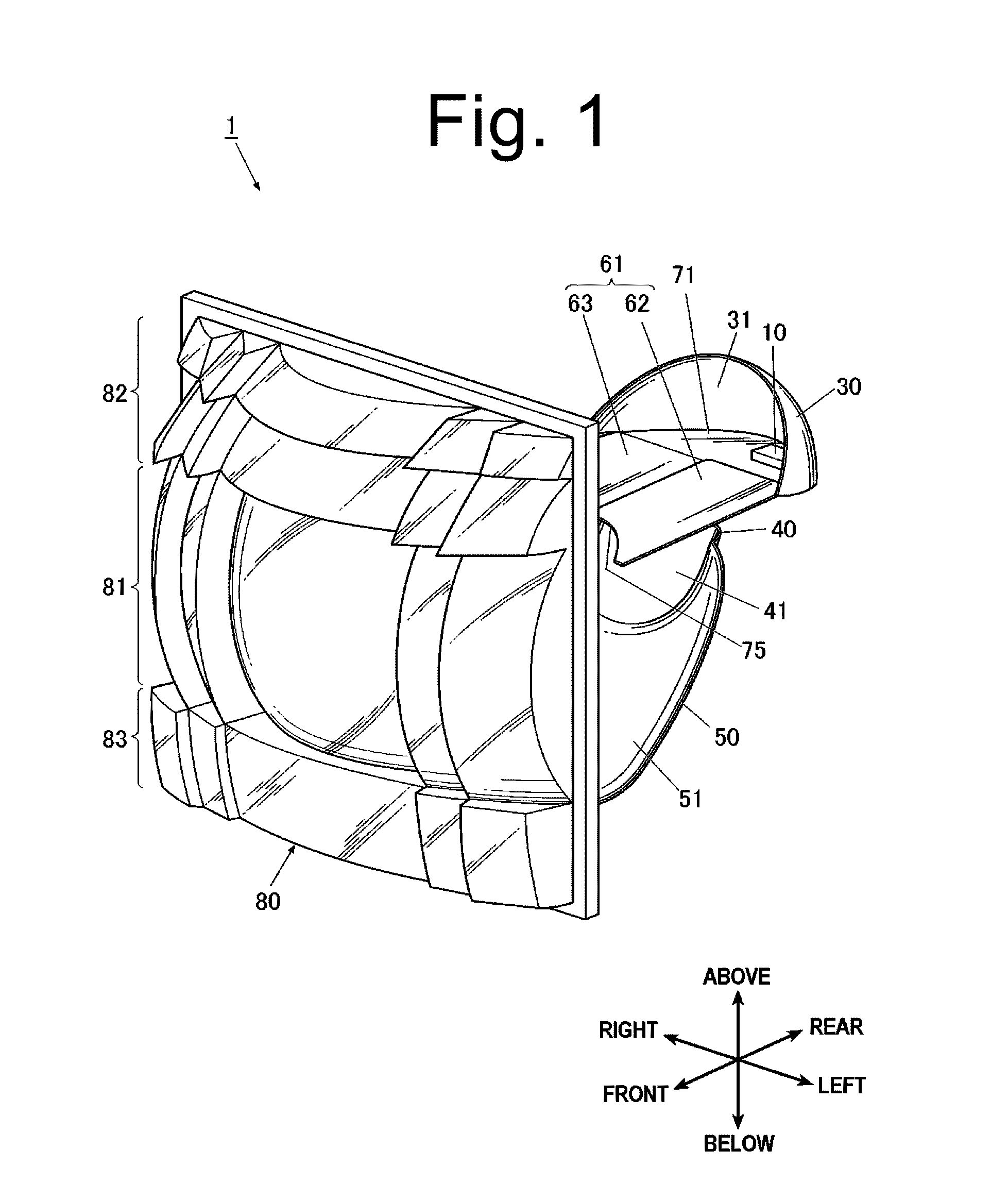 Vehicle light and multi-focal lens