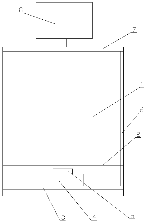 Surface paint coating device for hot water pipe