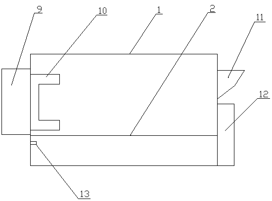 Surface paint coating device for hot water pipe