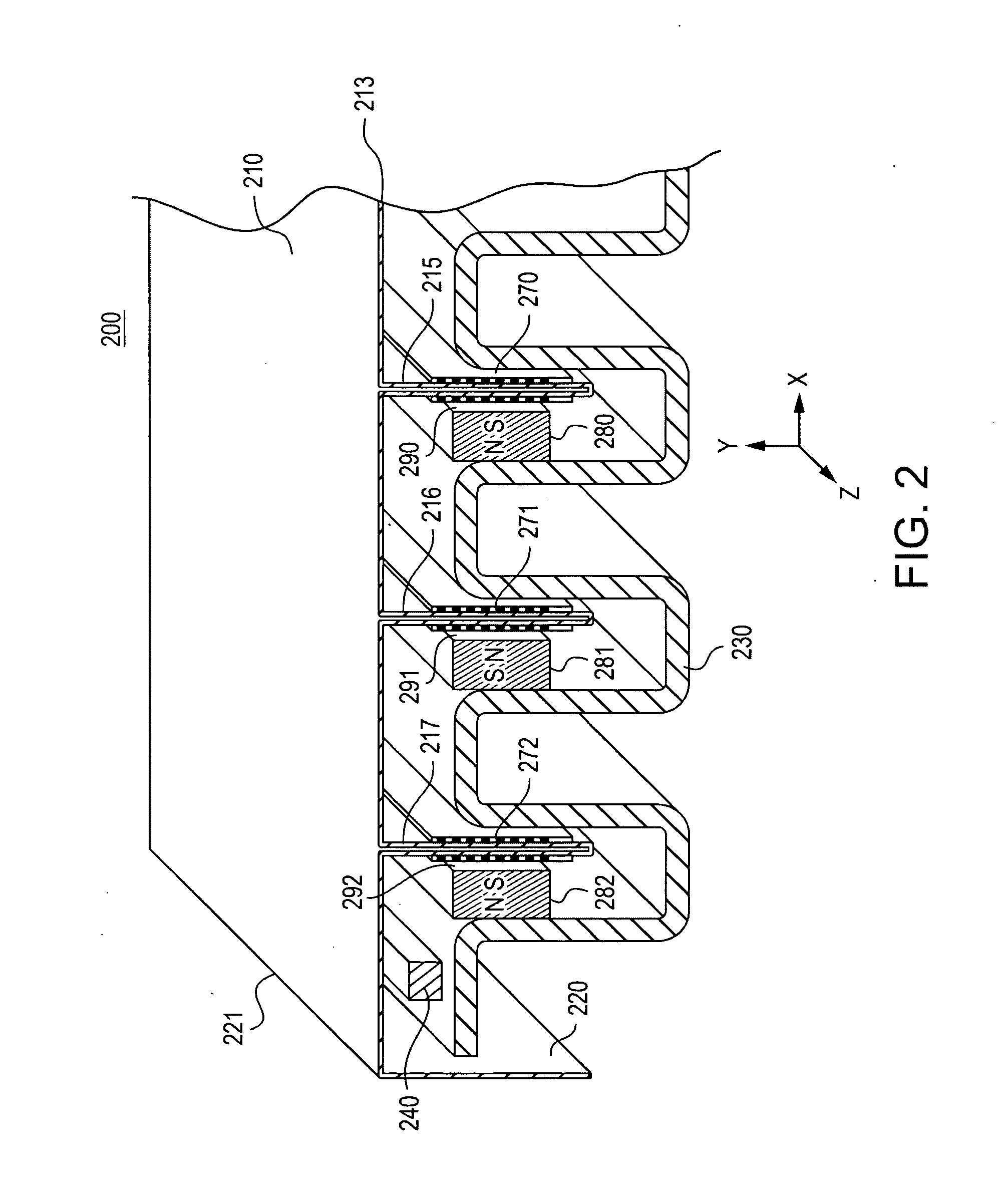 Low-profile transducer