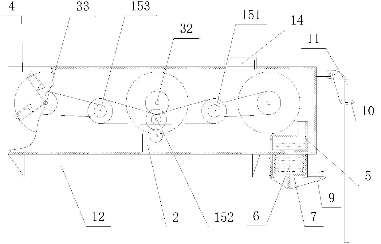 Self-adaptive fixing and connecting unit for ocean wave and ocean current integrated generating set