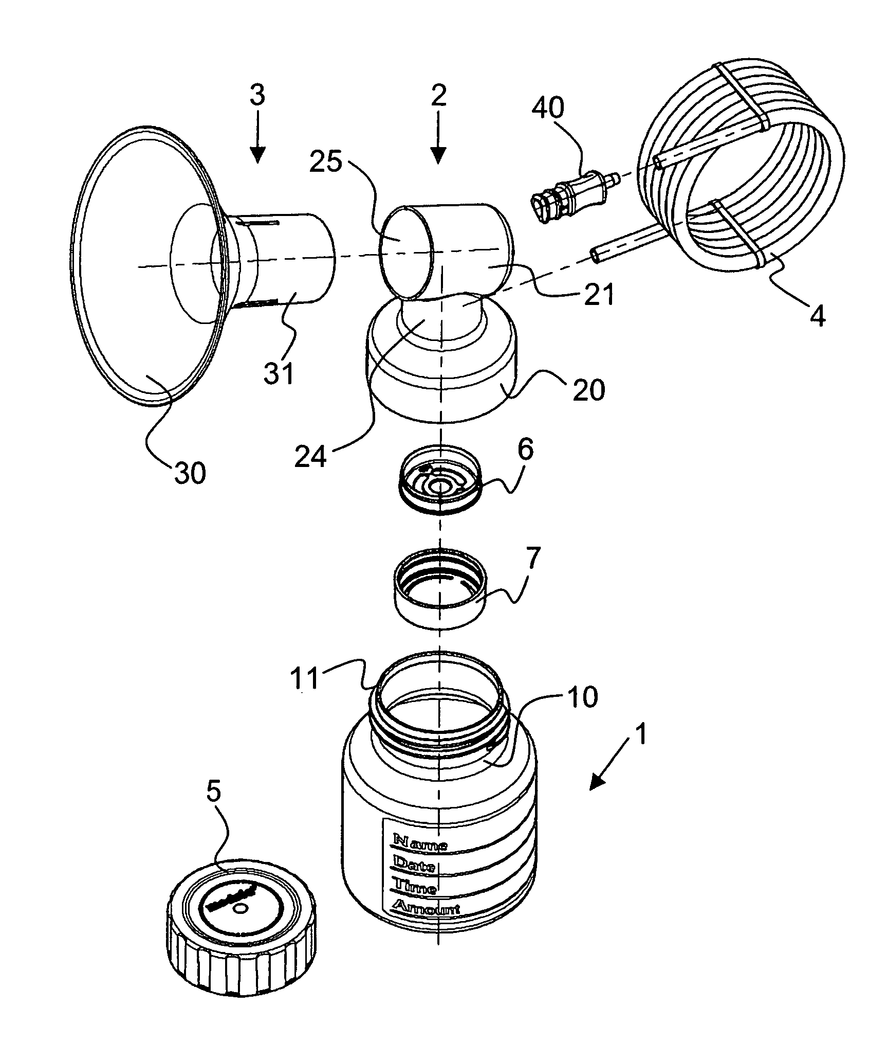 Valve, in particular for a breast shield set