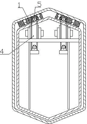 Nylon slider for jib crane