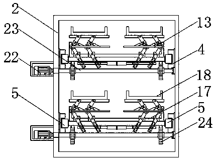 A storage box for auto parts with high space utilization