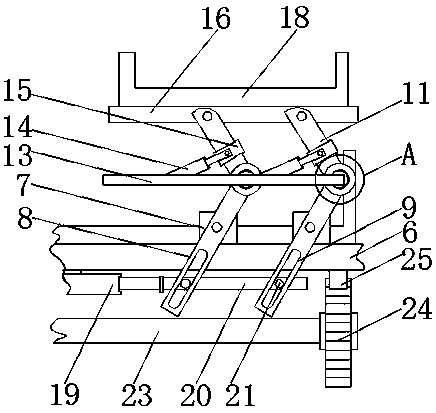 A storage box for auto parts with high space utilization