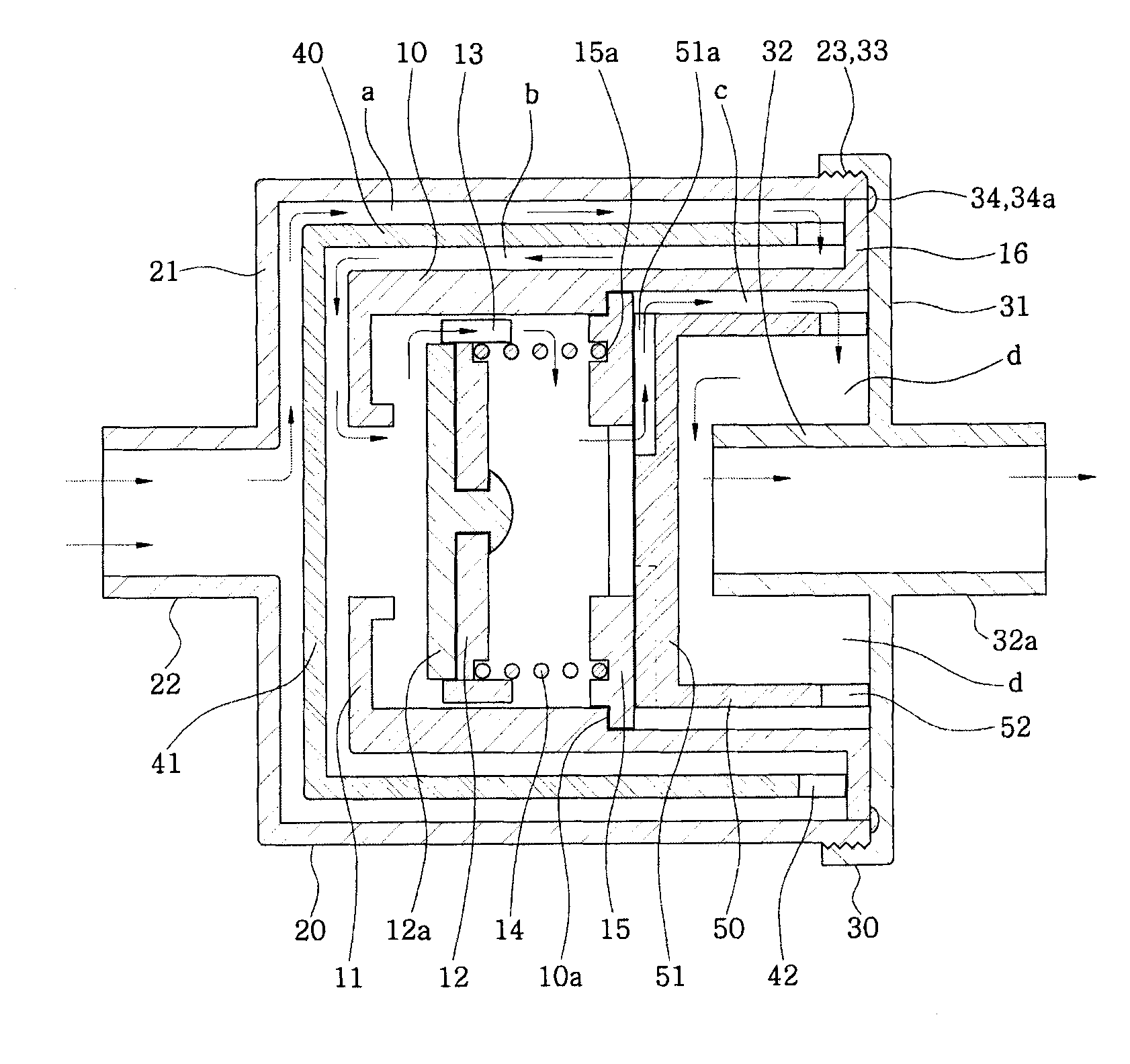 Check valve for small size hot-water boiler for preventing noise