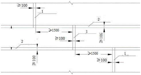 Construction method for pre-paving and inverted bonding of composite macromolecule waterproof roll on piled raft foundation