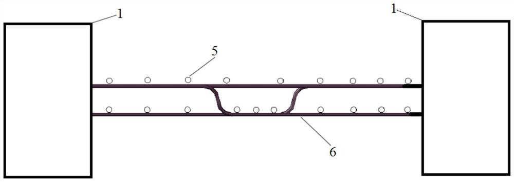 A bridge deck wet joint joint and its construction method and application