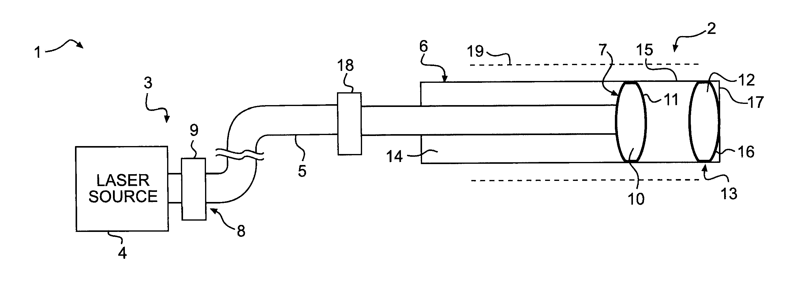 Laser assembly having adjustable focusing lenses