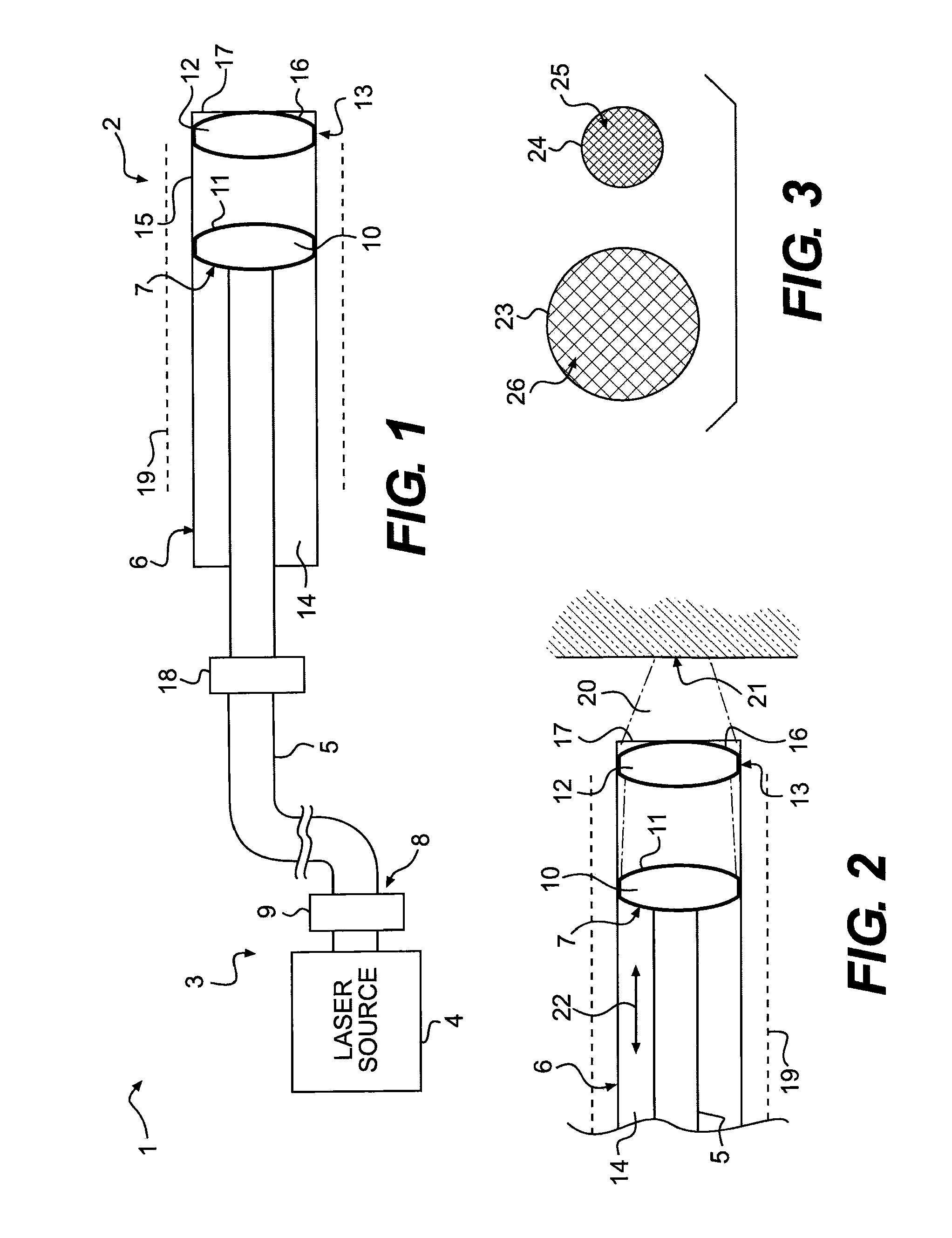 Laser assembly having adjustable focusing lenses