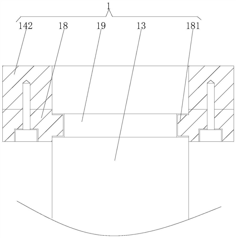 Cutting device with waste material collecting and treating function for hardware machining