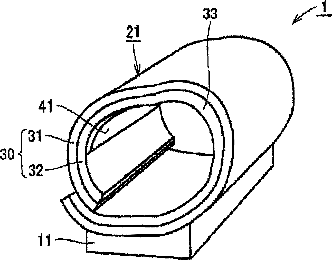 Inflatable cuff for wrist blood pressure monitor