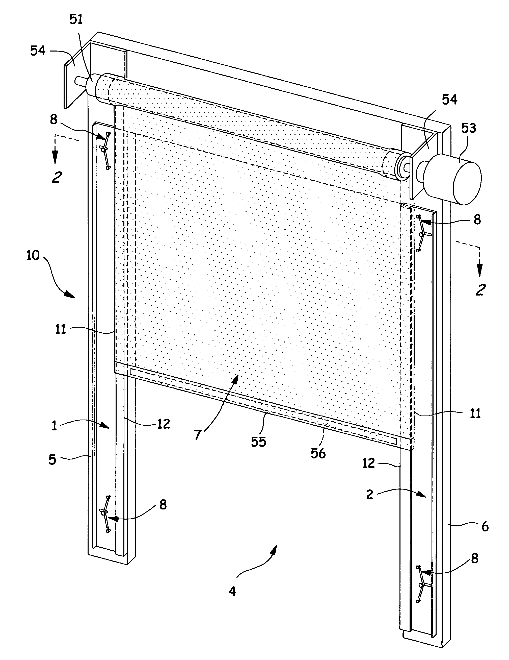 Durable sealing curtain