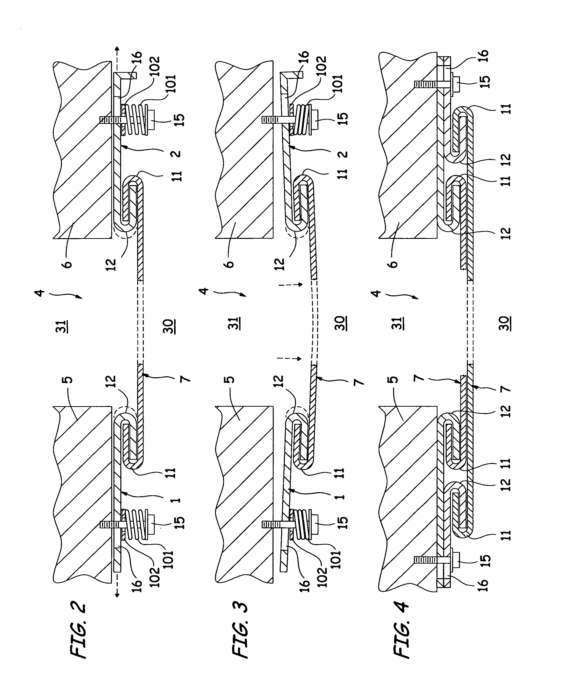 Durable sealing curtain