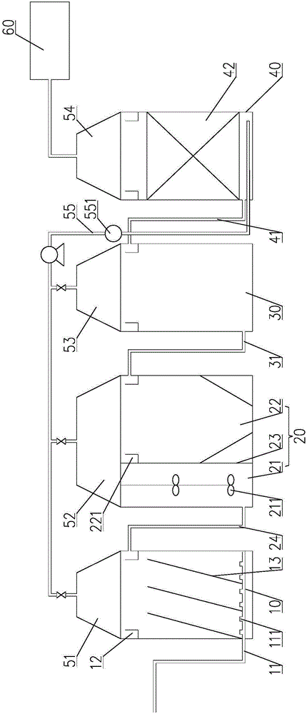 Method and device for electrochemical treatment of medical and chemical wastewater