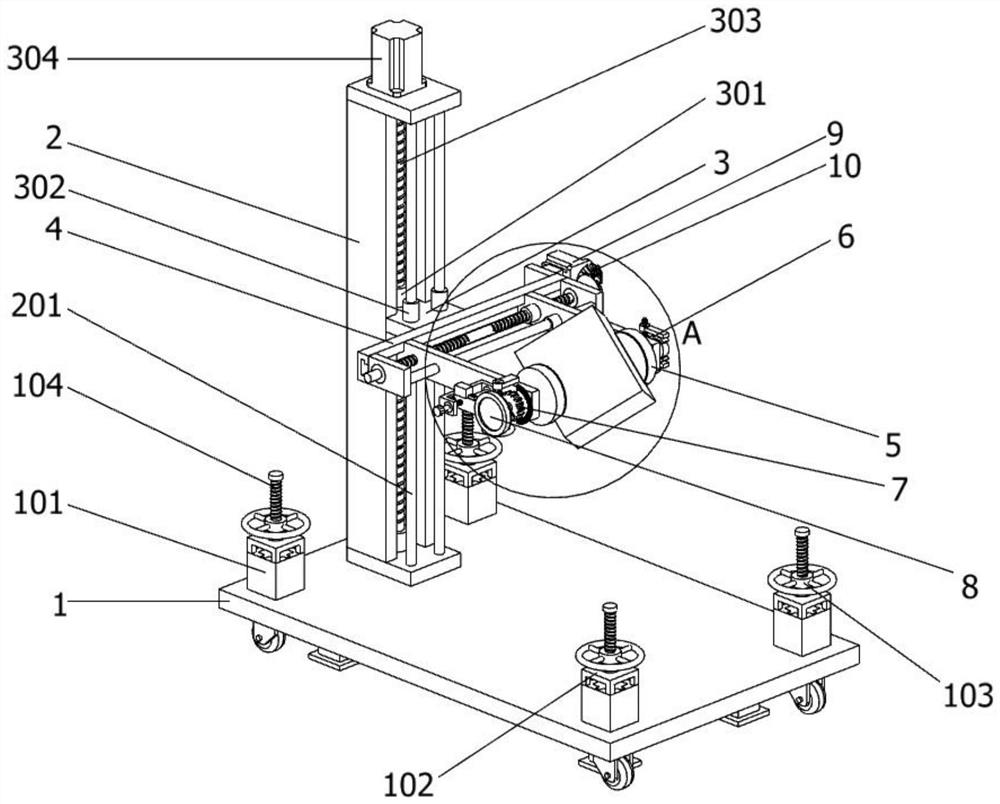 Drop test device based on e-commerce product packaging box