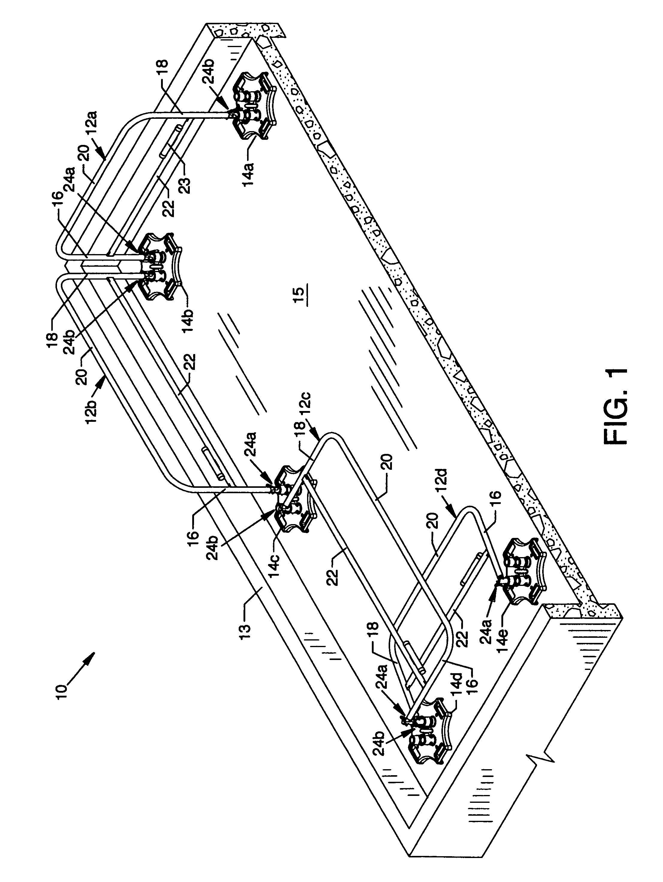 Collapsible safety rail system