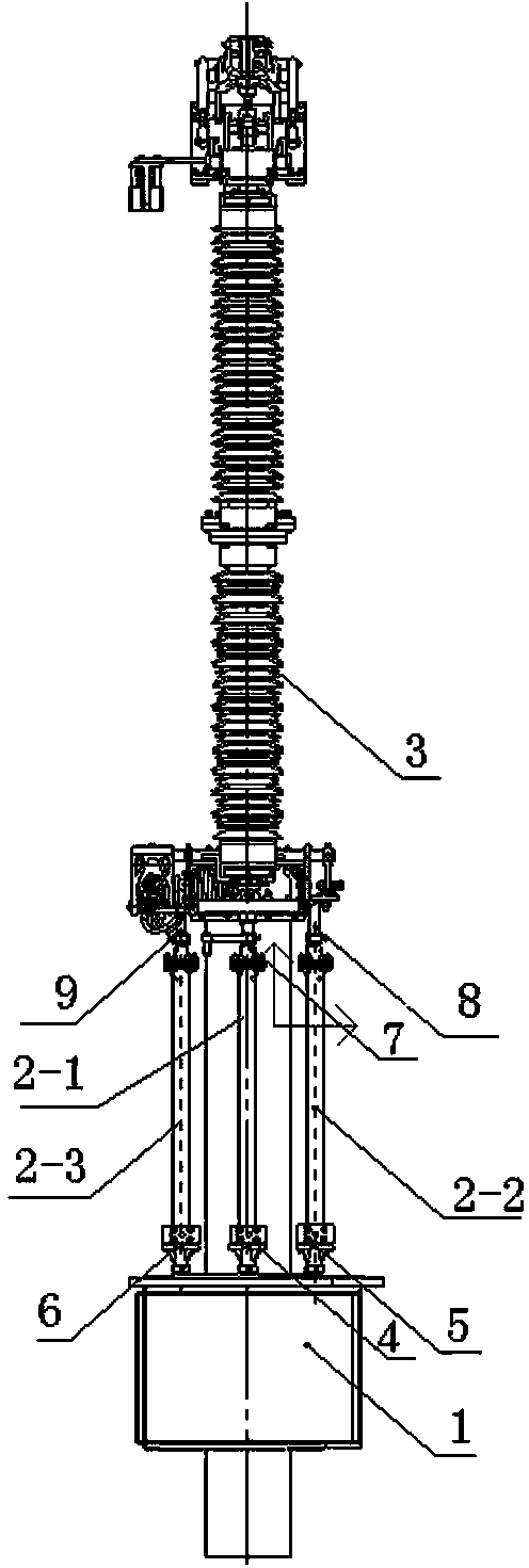 Novel double-grounding high-voltage disconnector