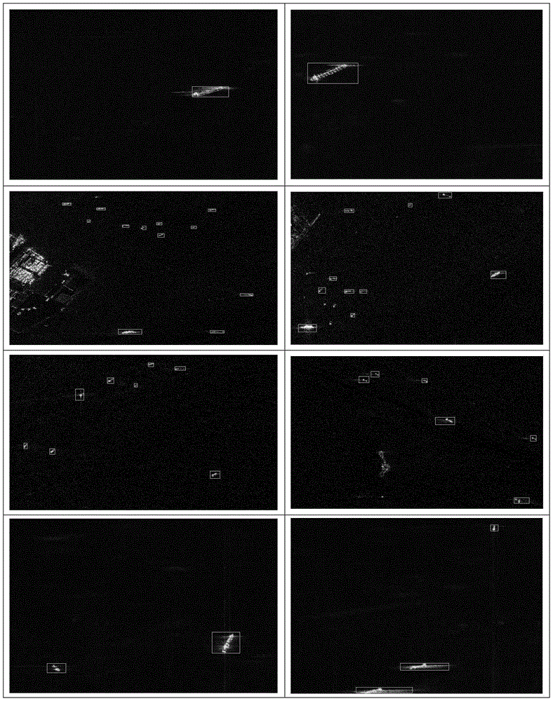 Region extraction-based two-parameter constant false alarm detection method