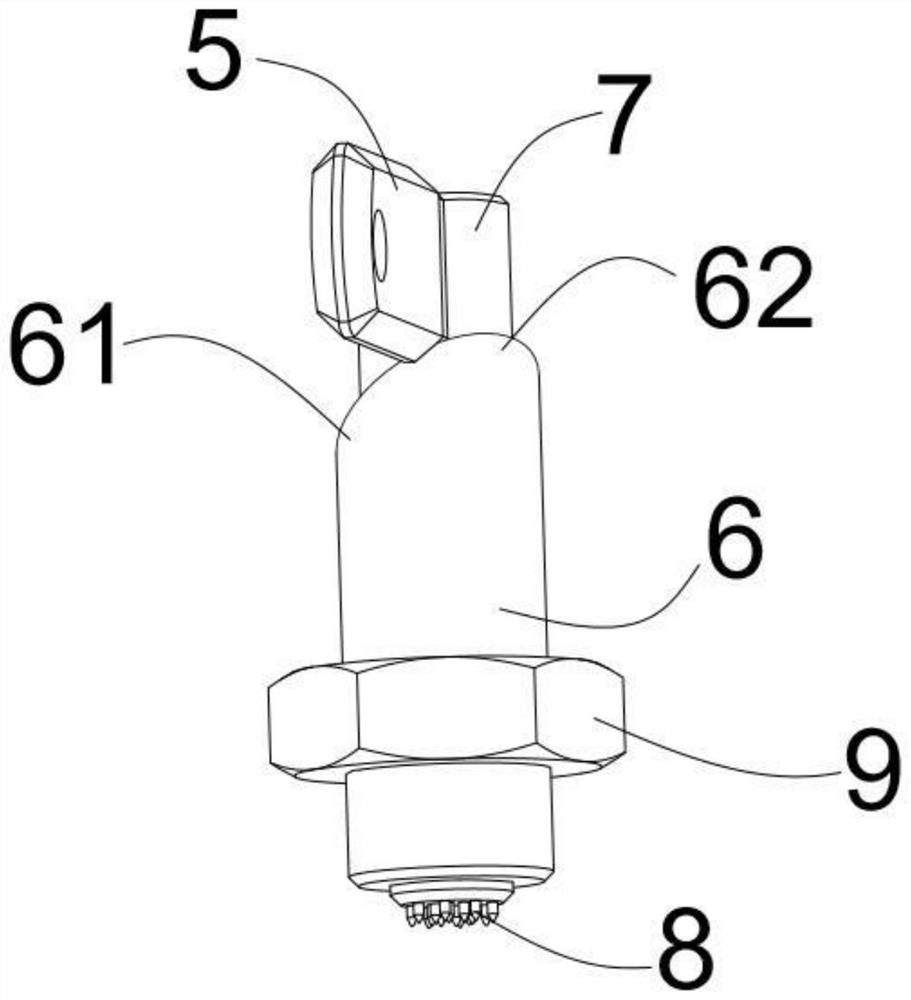 Belt breakage self-locking device of EMC detection table