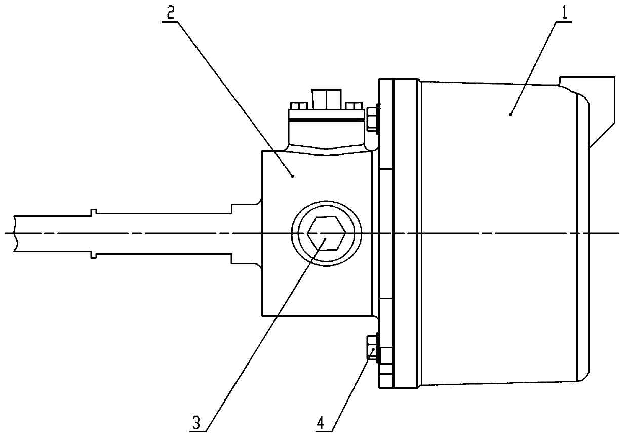 Mechanical interlocking type parking brake for railway vehicle