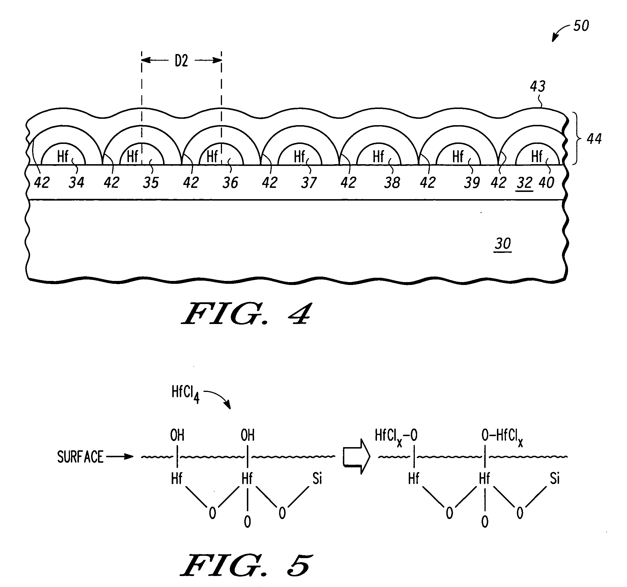 Method for treating a semiconductor surface to form a metal-containing layer