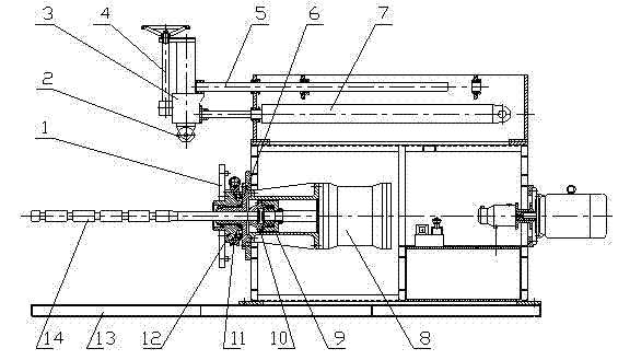 Horizontal cramp machine for laminating motor stator iron cores