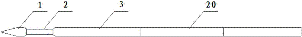 Coal seam interior gas parameter measuring probe and using method thereof