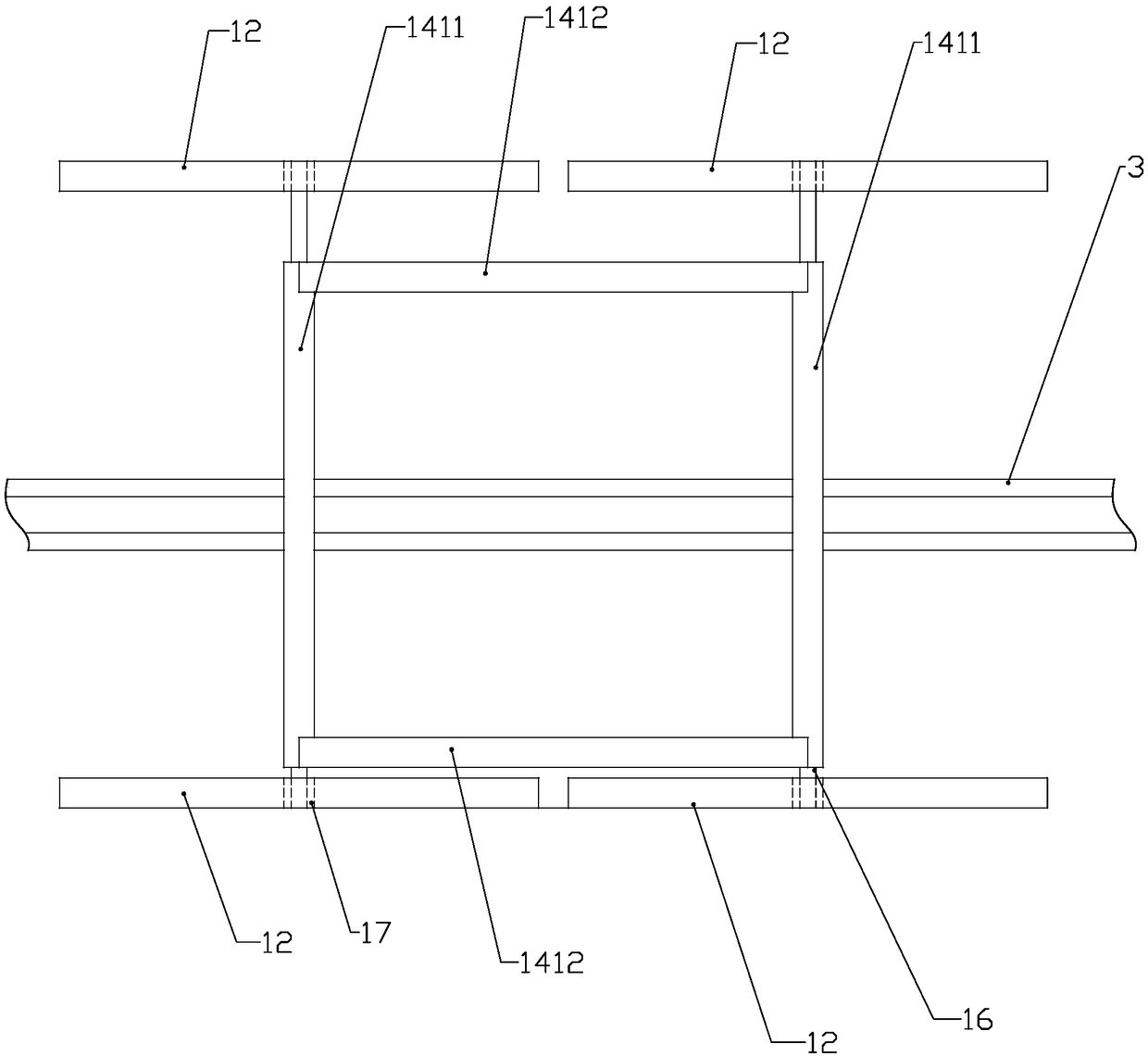 crts type I ballastless track retest rail transport vehicle