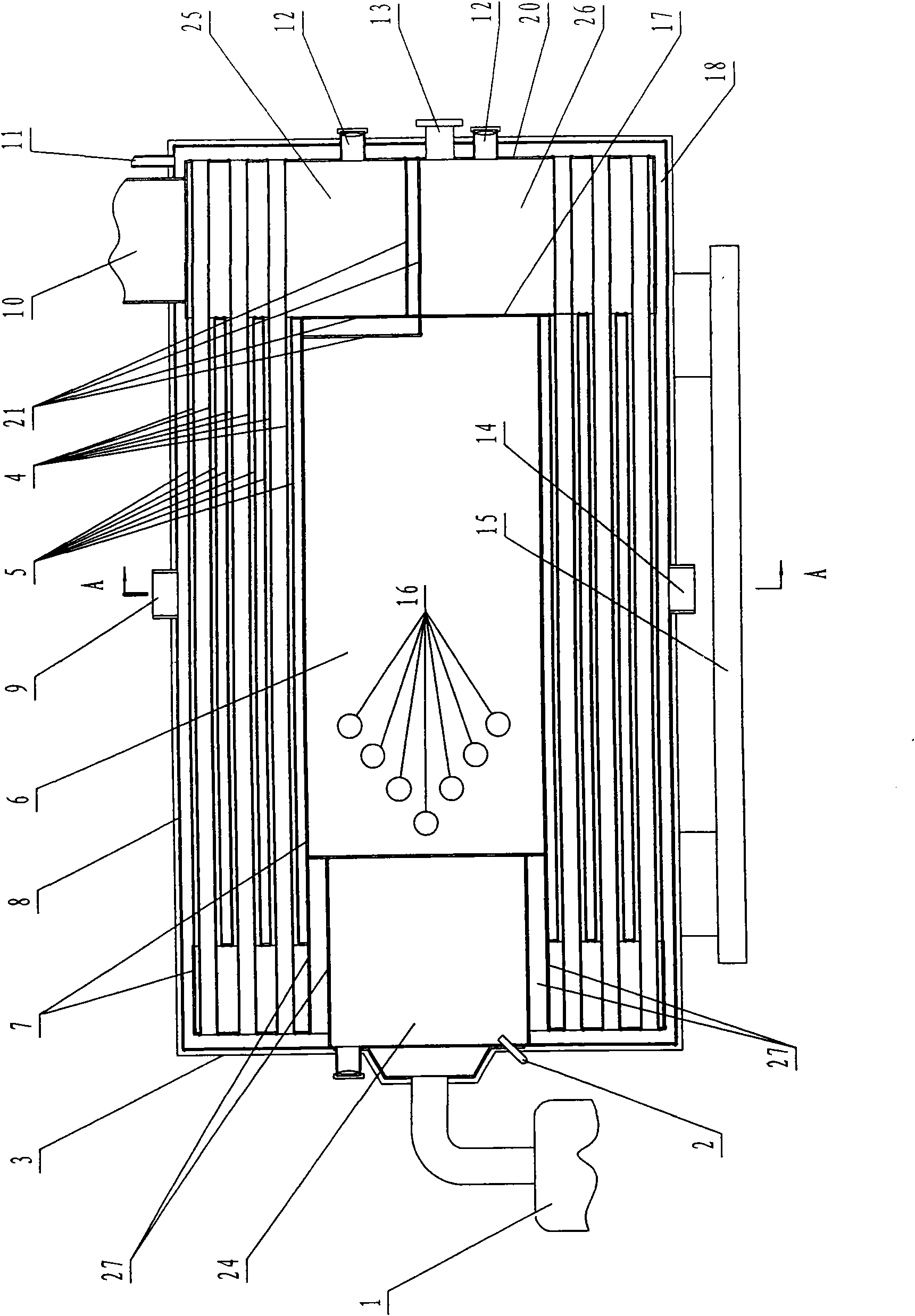 Energy-saving high-efficient gas normal-pressure boiler