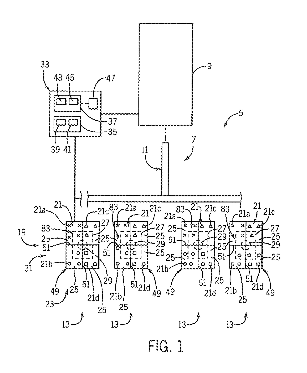 Multiple seed-type planter with on-row selector assembly