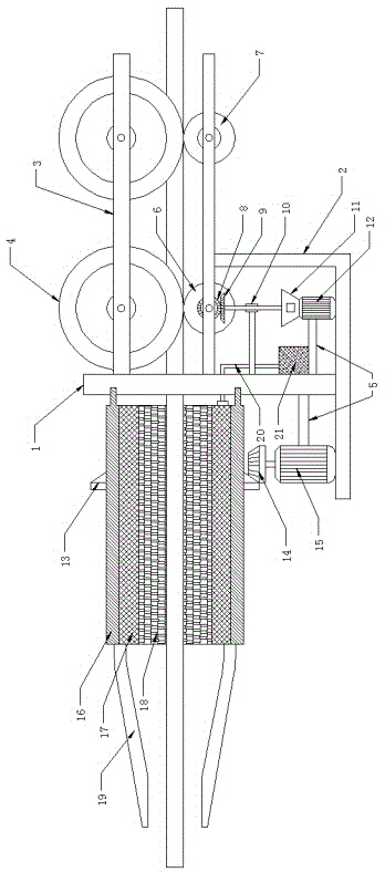 Automatic transmission line cleaning device