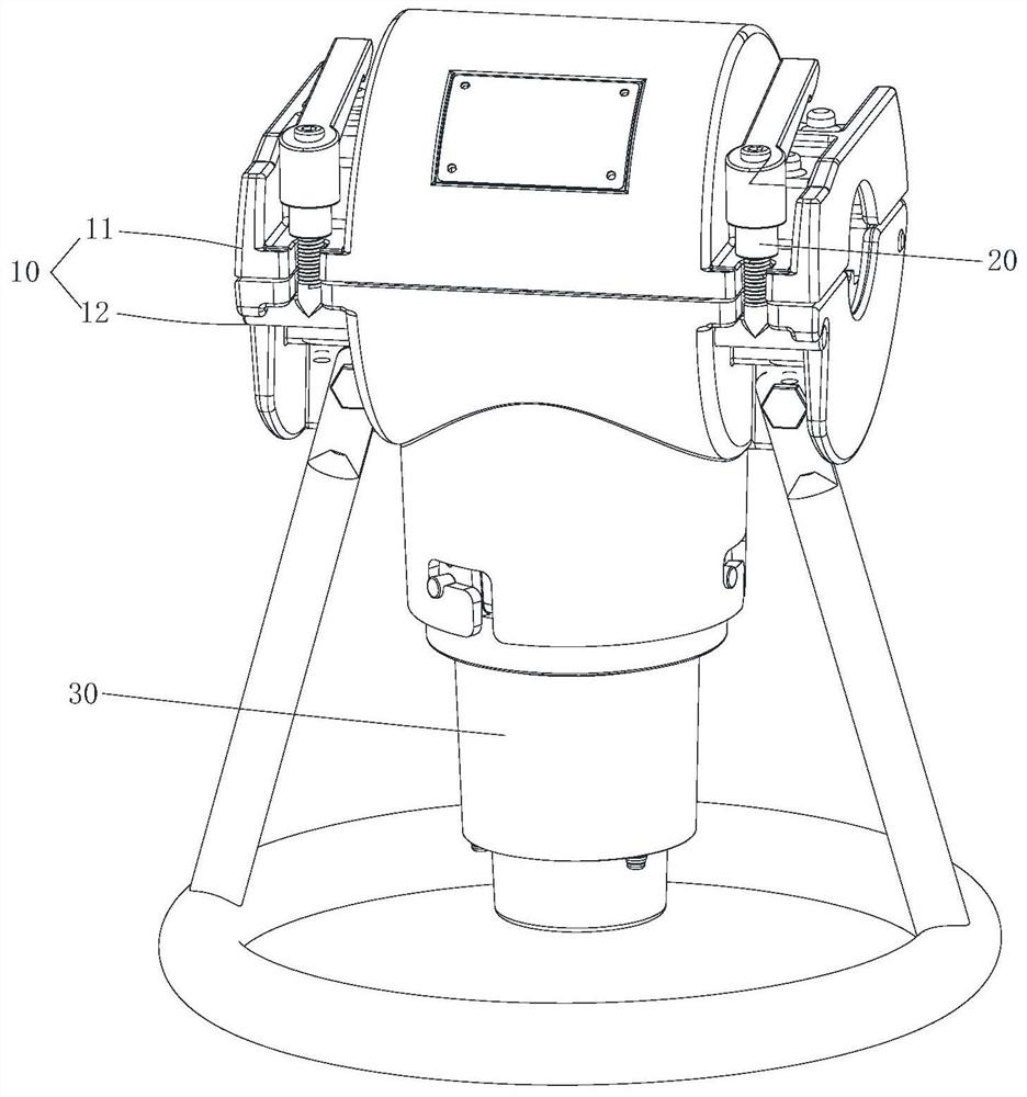 Aviation obstruction beacon assembled without tool