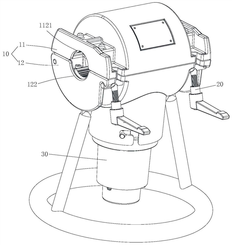 Aviation obstruction beacon assembled without tool