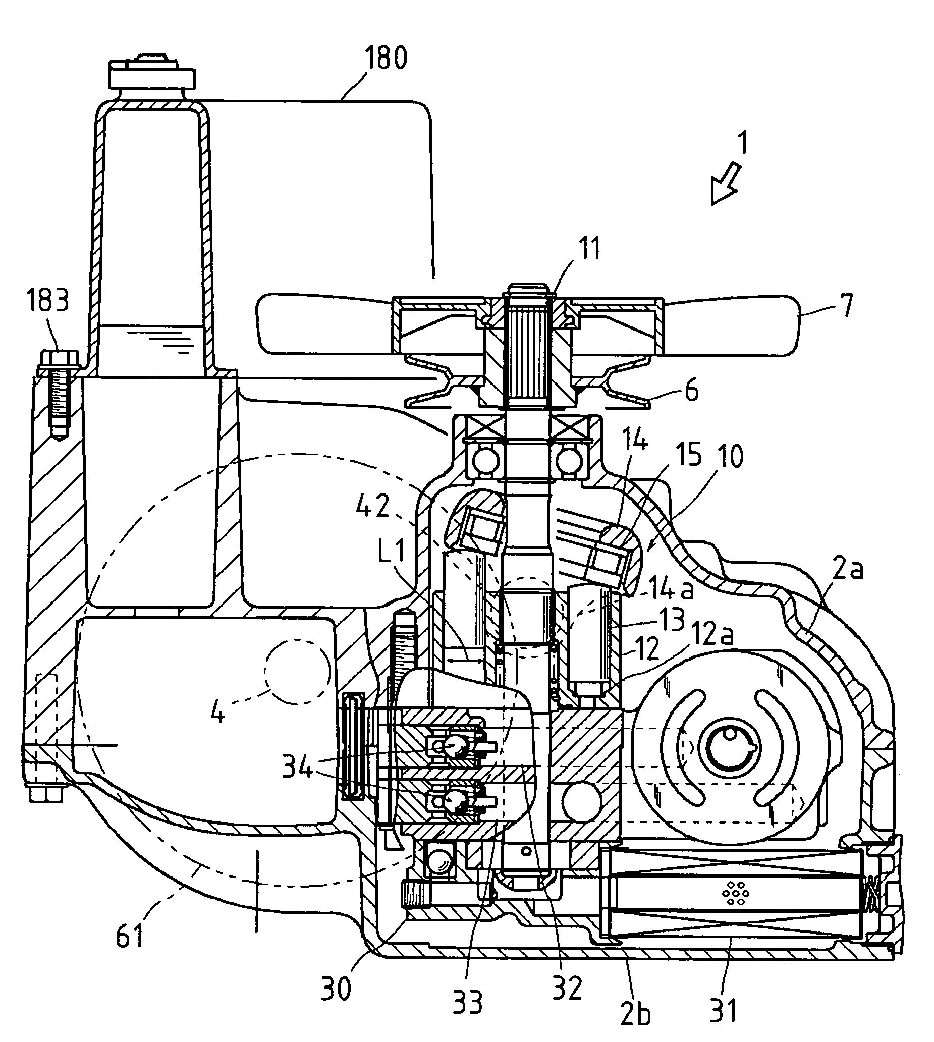 Hydrostatic transaxle