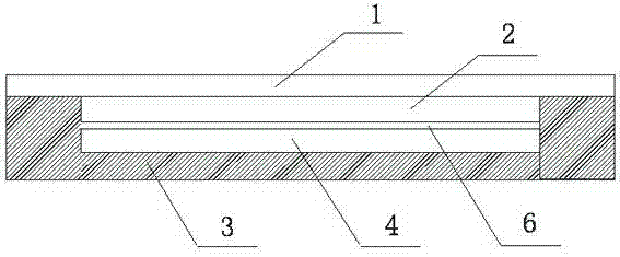 Fitting method between touch screen module and liquid crystal display module