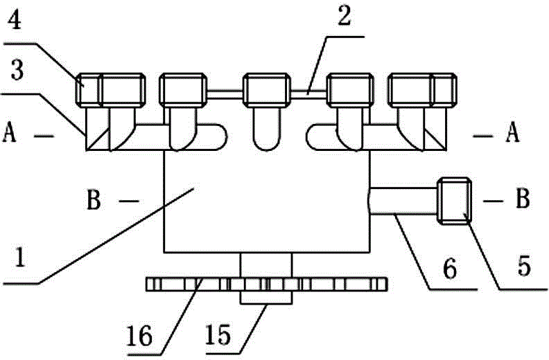 Multi-channel high-pressure gas mechanical reversing mechanism