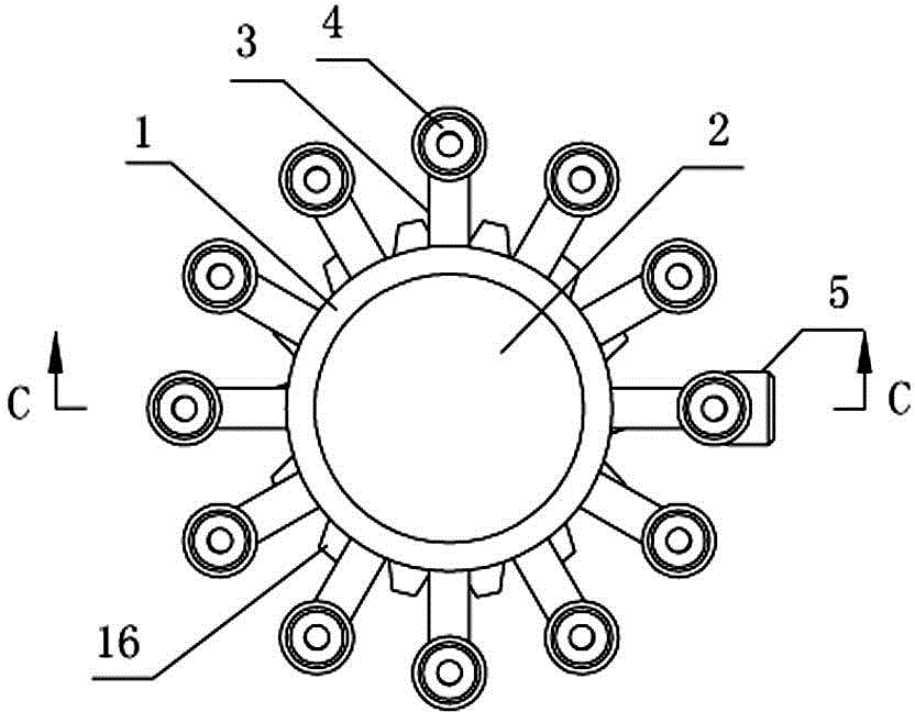 Multi-channel high-pressure gas mechanical reversing mechanism