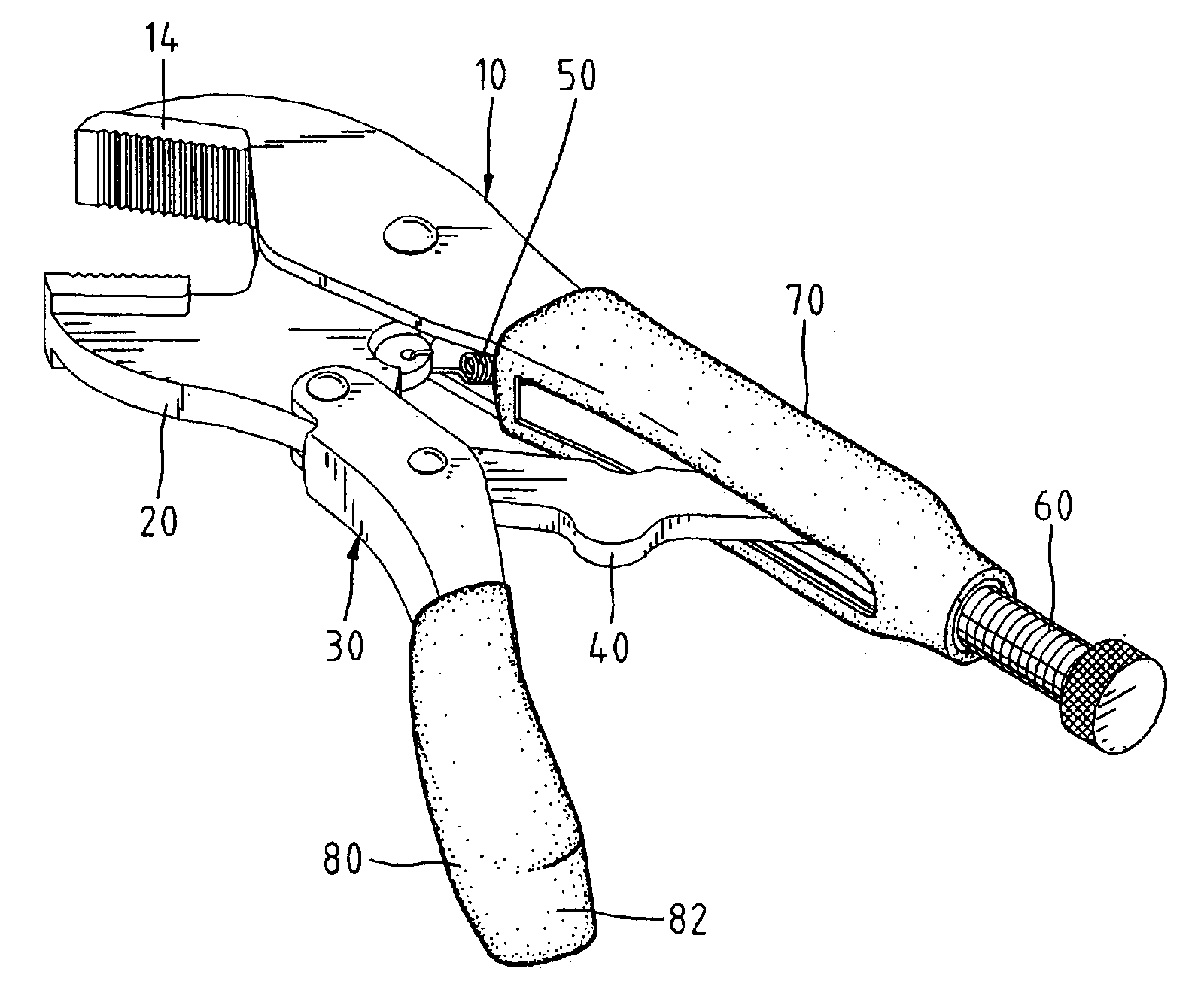 Locking pliers