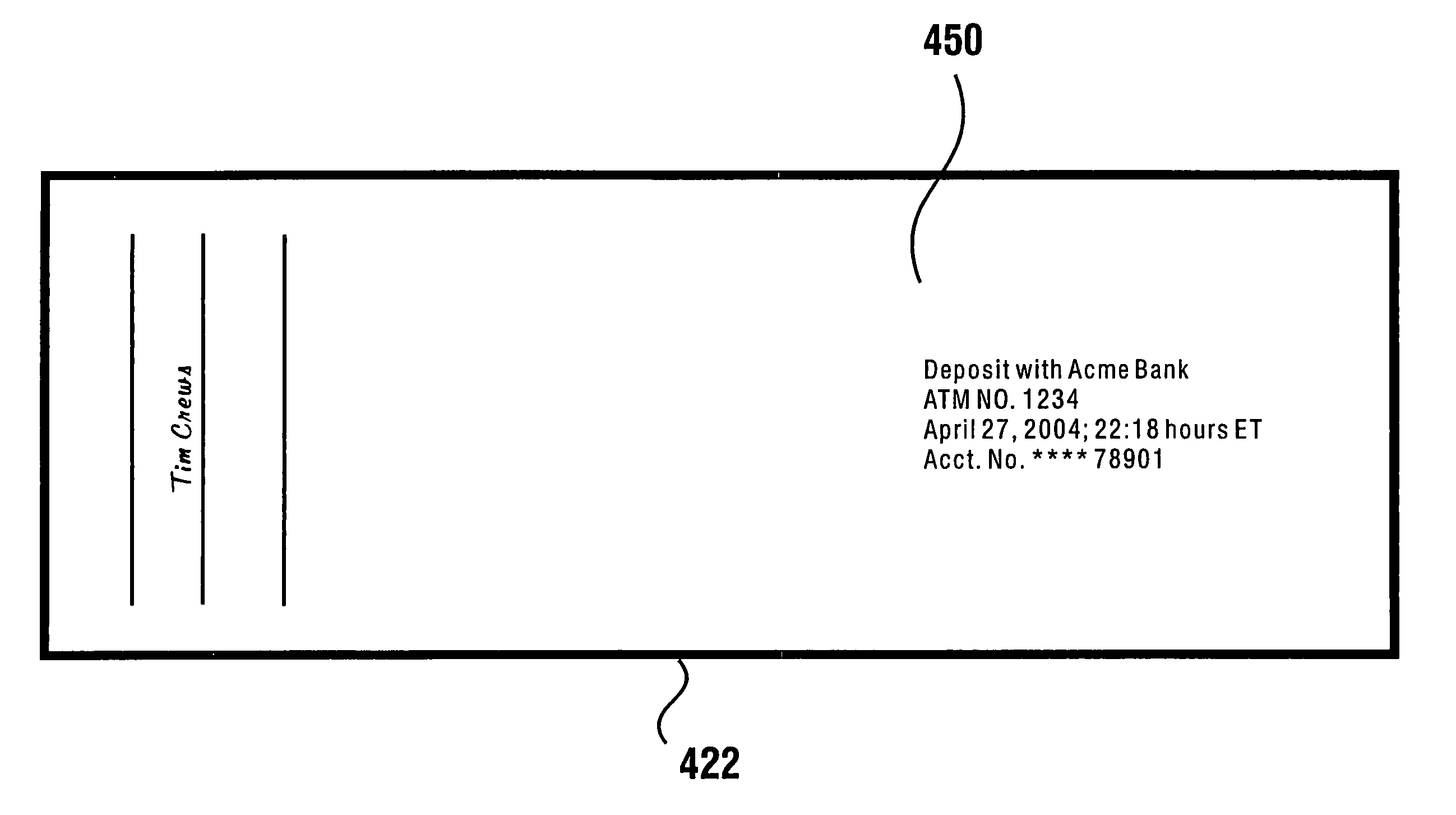 Check accepting and cash dispensing automated banking machine system and method