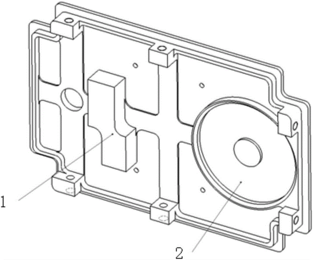 Power adapter box structure