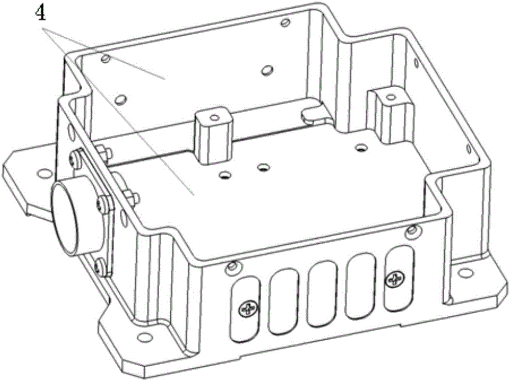 Power adapter box structure