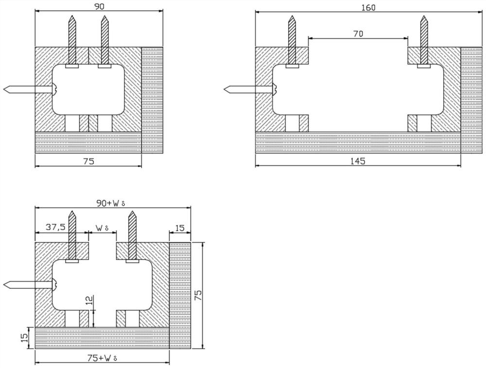 Modular bamboo door frame and assembling method