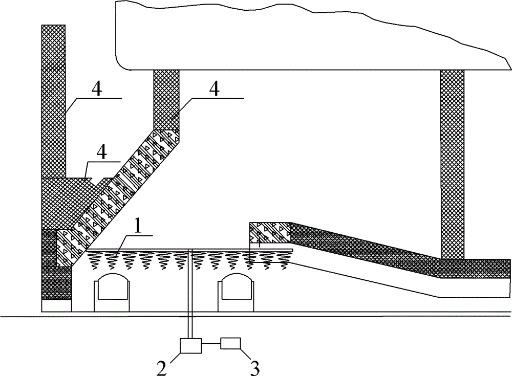 Energy saving system and method for clean burning of layer burning boiler