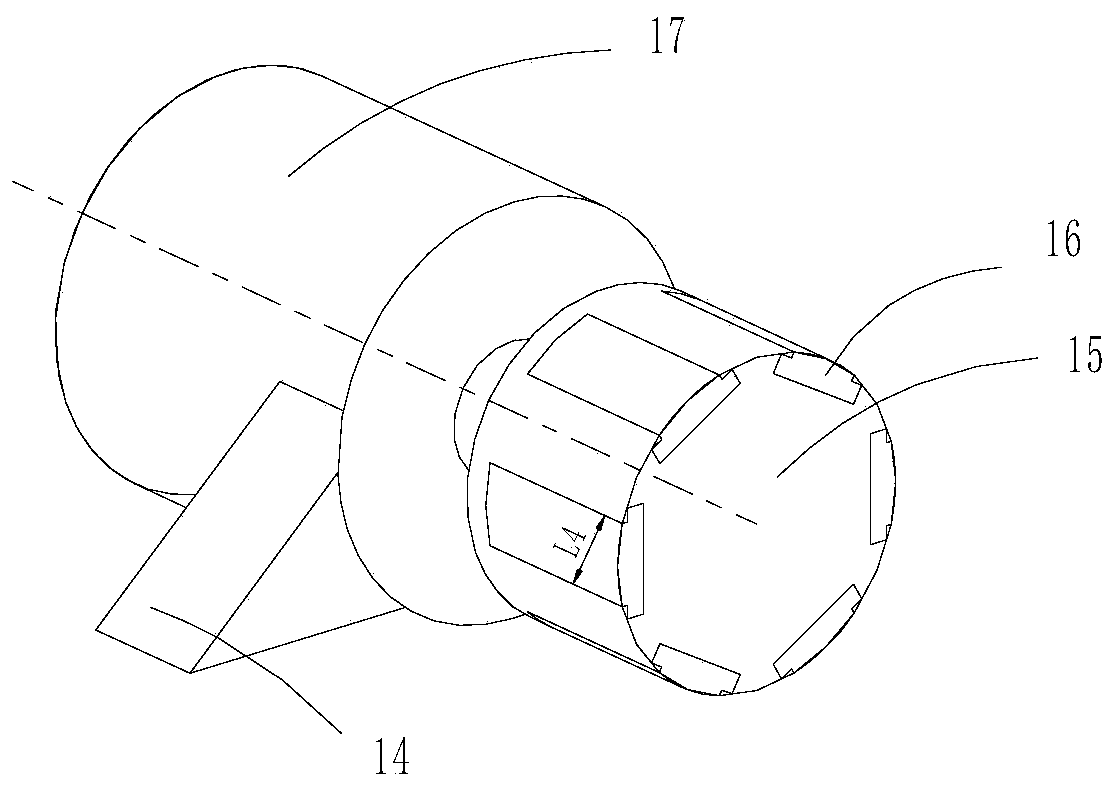 High-frequency vibrating vortex generator capable of realizing non-contact driving