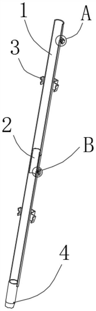 Self-locking fast-assembly scaffold and lap joint method