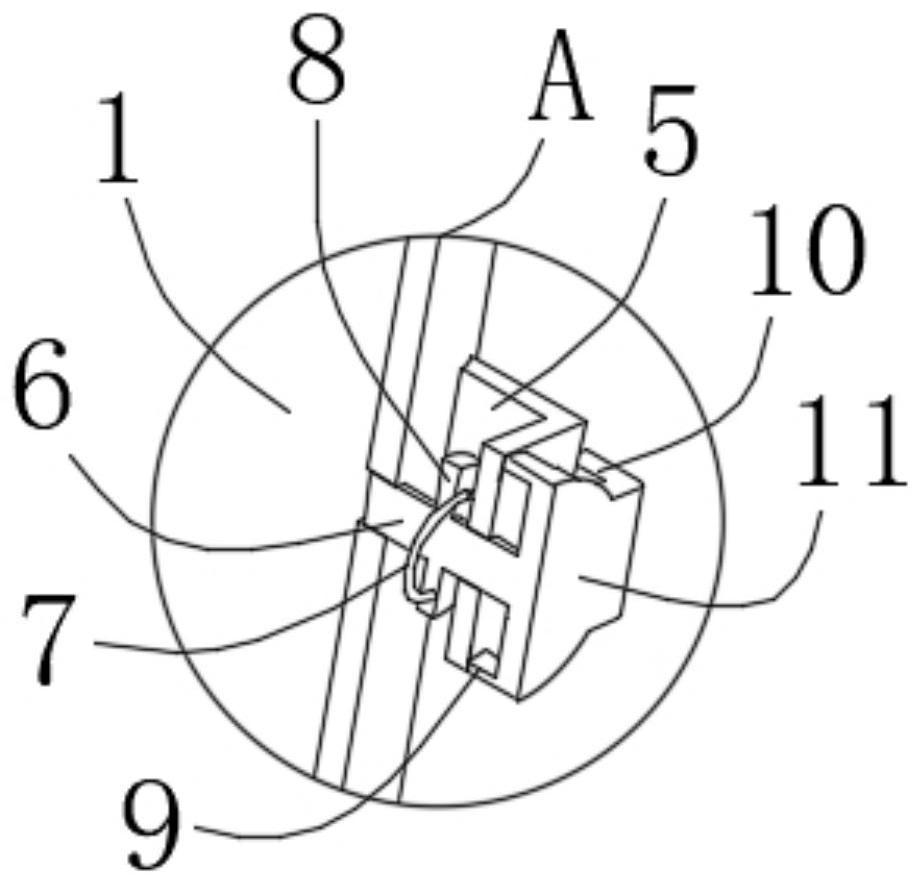 Self-locking fast-assembly scaffold and lap joint method