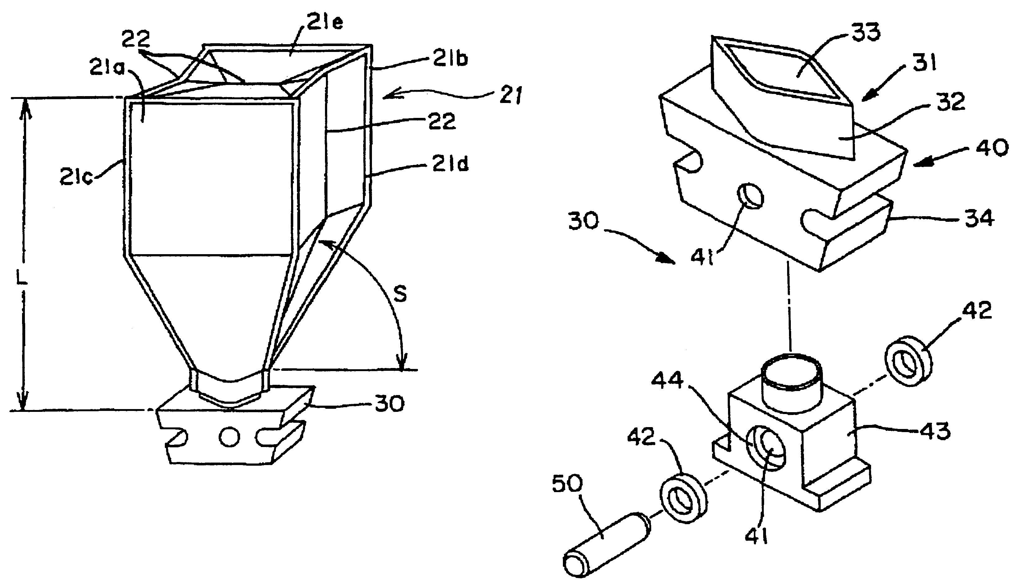 Body member of a powder container